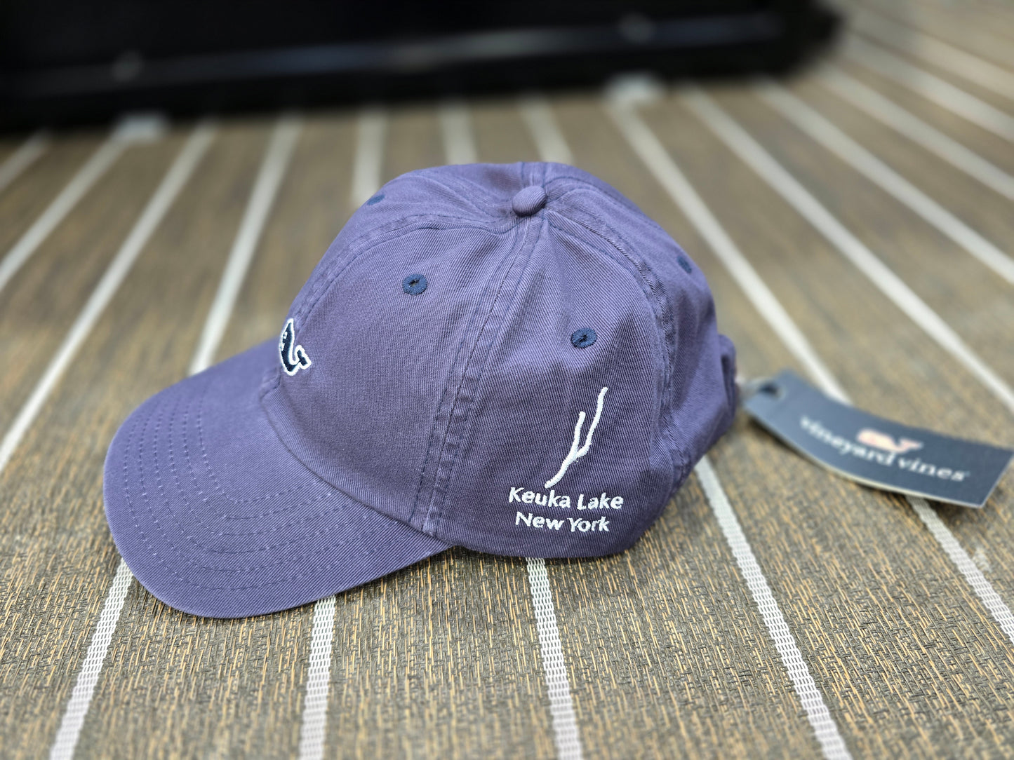Keuka Lake Vinyard Vines Hat - Blue