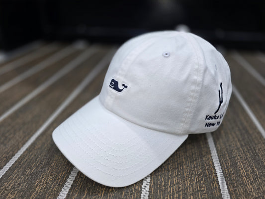 Keuka Lake Vinyard Vines Hat - White
