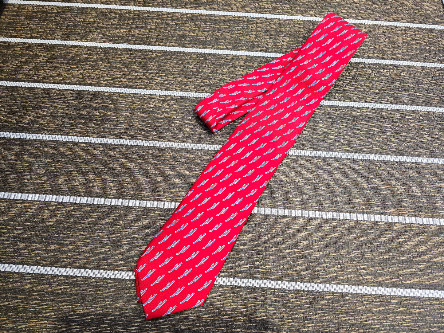 Keuka Lake Vineyard Vines Tie - Red